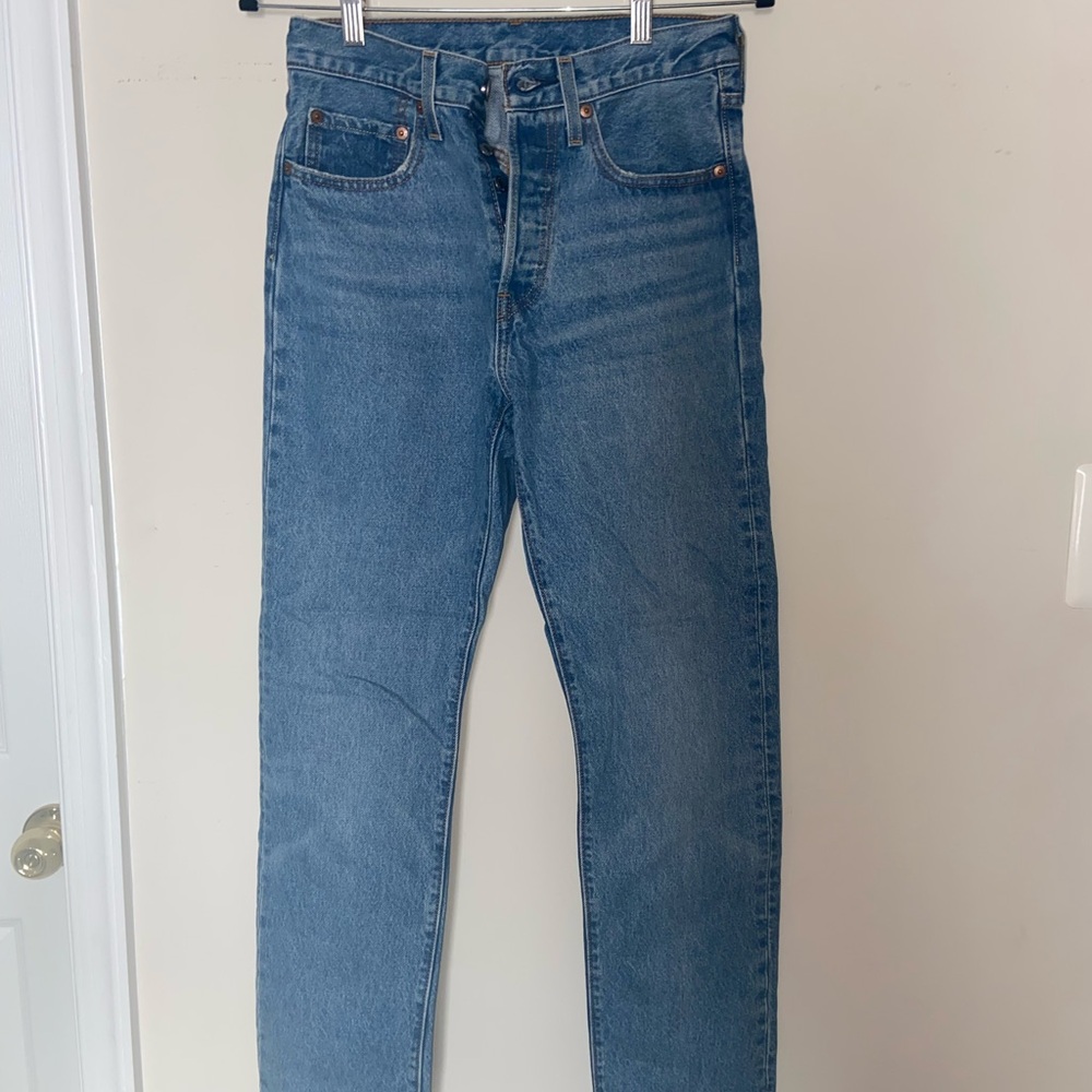 Levi's Straight Blue Jeans